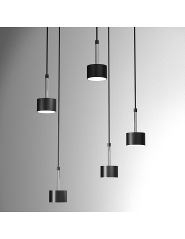 Milagro Lampa wisząca ARENA BLACK/SILVER 5xGX53 MLP7787 - produkt 2
