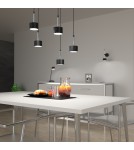 Milagro Lampa wisząca ARENA BLACK/SILVER 5xGX53 MLP7787 Milagro Lampa wisząca ARENA BLACK/SILVER 5xGX53 MLP7787