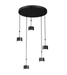 Milagro Lampa wisząca ARENA BLACK/SILVER 5xGX53 MLP7787 Milagro Lampa wisząca ARENA BLACK/SILVER 5xGX53 MLP7787
