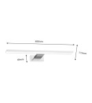Kinkiety łazienkowe - Milagro Kinkiet SHINE WHITE/CHROME 60cm 13,8W LED ML7882 - product 4