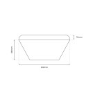 Milagro Plafon NEMO GOLD 17W LED EK7792 Milagro Plafon NEMO GOLD 17W LED EK7792