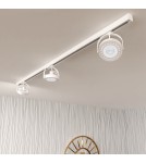 Gotowe zestawy szynoprzewodów - Milagro Zestaw Szynoprzewód 3xLugar (AR111-GU10) + Prowadnica 1,5m - Biały ML7449 - product 5