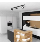 Gotowe zestawy szynoprzewodów - Milagro Zestaw Szynoprzewód 3xLugar (AR111-GU10) + Prowadnica 1,5m - Czarny ML7912 - product 6