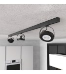 Gotowe zestawy szynoprzewodów - Milagro Zestaw Szynoprzewód 3xLugar (AR111-GU10) + Prowadnica 1,5m - Czarny ML7912 - product 7