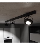 Gotowe zestawy szynoprzewodów - Milagro Zestaw Szynoprzewód 3xLugar (AR111-GU10) + Prowadnica 1,5m - Czarny ML7912 - product 8