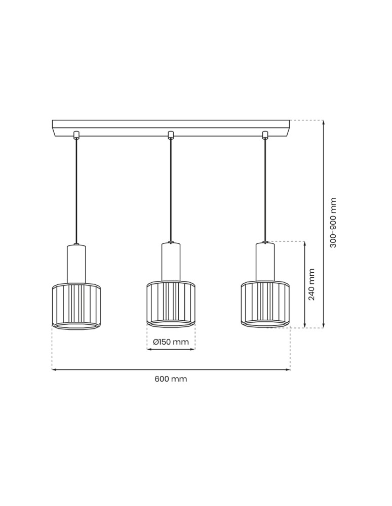 Milagro Lampa wisząca CRISTAL 3xE27 MLP8361 Milagro Lampa wisząca CRISTAL 3xE27 MLP8361