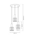 Milagro Lampa wisząca CRISTAL 3xE27 MLP8362 Milagro Lampa wisząca CRISTAL 3xE27 MLP8362