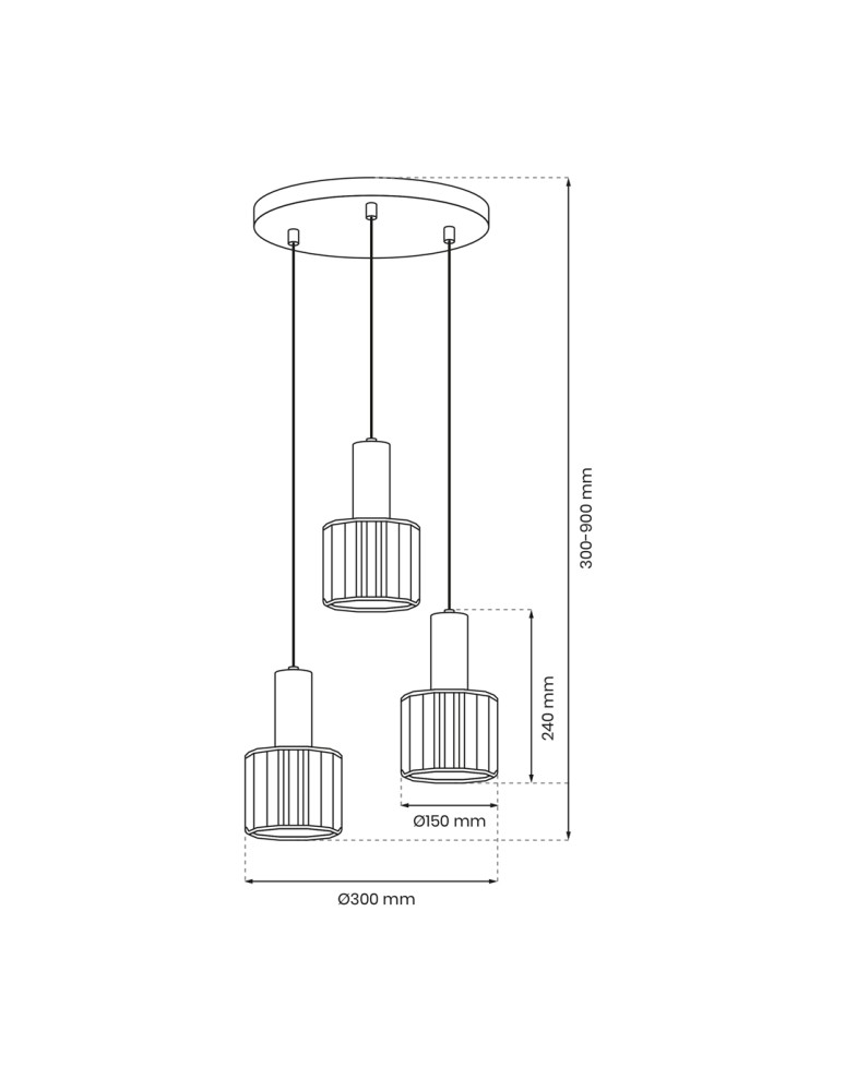 Milagro Lampa wisząca CRISTAL 3xE27 MLP8362 Milagro Lampa wisząca CRISTAL 3xE27 MLP8362