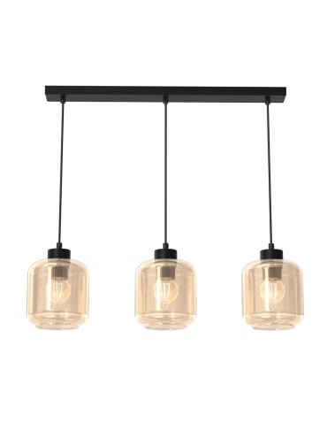 Milagro Lampa wisząca SOMBRA AMBER 3xE27 MLP8371