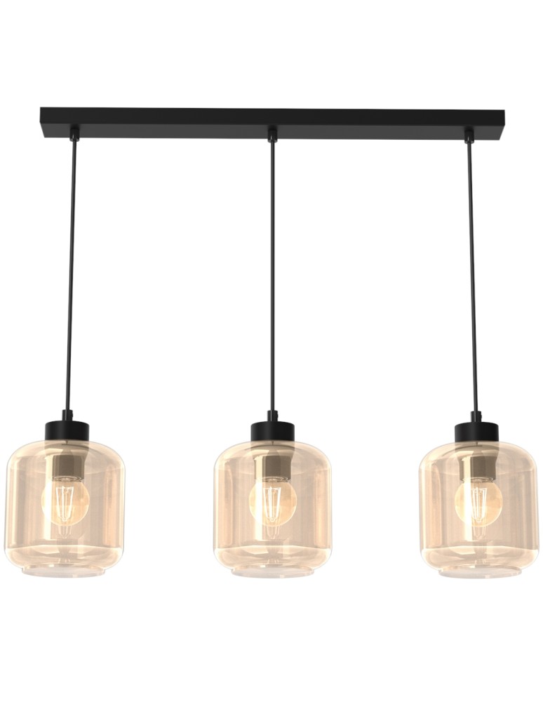Milagro Lampa wisząca SOMBRA AMBER 3xE27 MLP8371 Milagro Lampa wisząca SOMBRA AMBER 3xE27 MLP8371