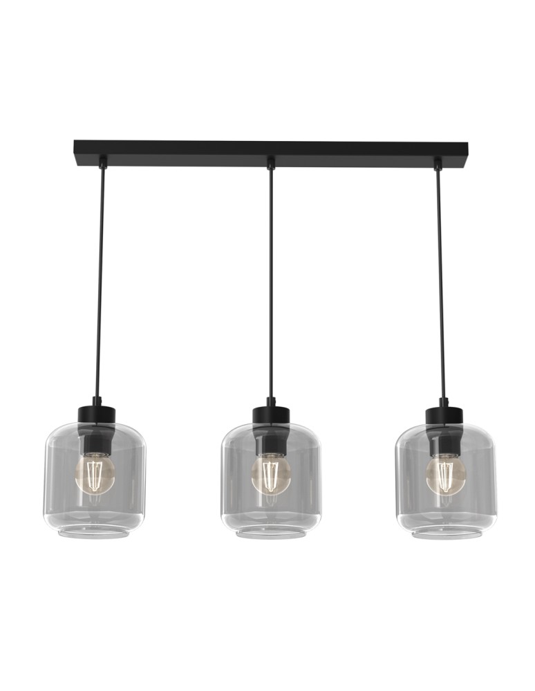 Milagro Lampa wisząca SOMBRA SMOKED 3xE27 MLP8374 Milagro Lampa wisząca SOMBRA SMOKED 3xE27 MLP8374