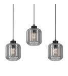 Milagro Lampa wisząca SOMBRA SMOKED 3xE27 MLP8374 Milagro Lampa wisząca SOMBRA SMOKED 3xE27 MLP8374