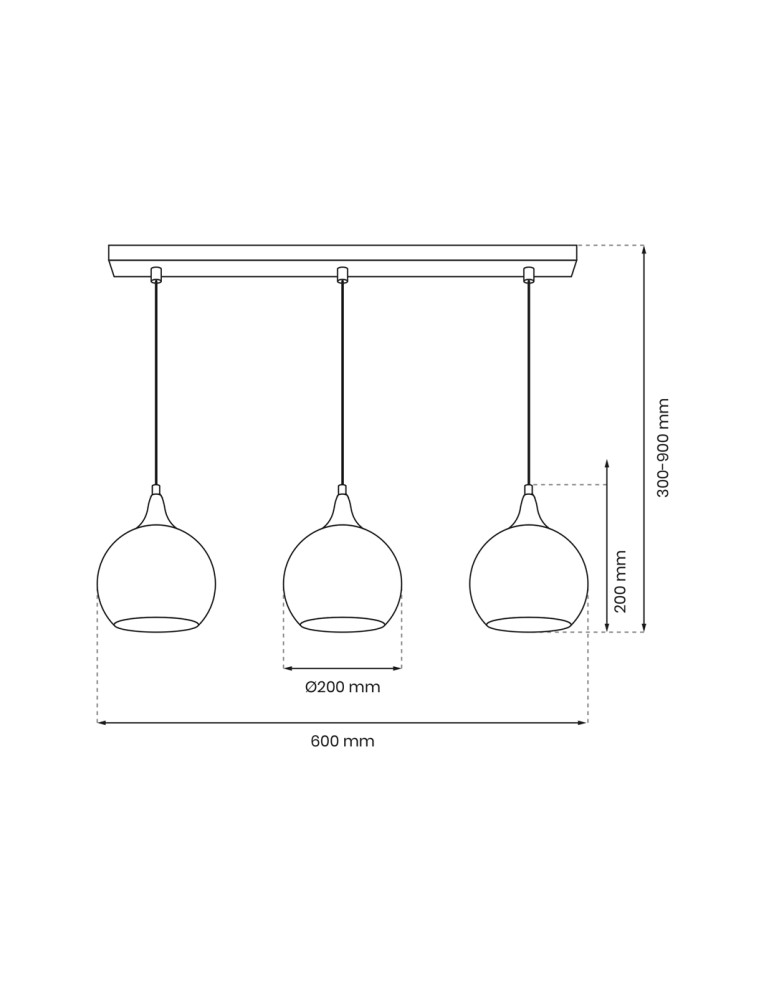 Milagro Lampa wisząca MONTE SILVER 3xE27 MLP8322 Milagro Lampa wisząca MONTE SILVER 3xE27 MLP8322