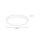 Milagro PLAFON MAYA BLACK 13W PIR Ø330 mm ML7970 Milagro PLAFON MAYA BLACK 13W PIR Ø330 mm ML7970