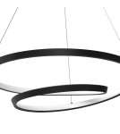 Milagro Lampa wisząca LUCERO BLACK 48W LED ML7948 Milagro Lampa wisząca LUCERO BLACK 48W LED ML7948