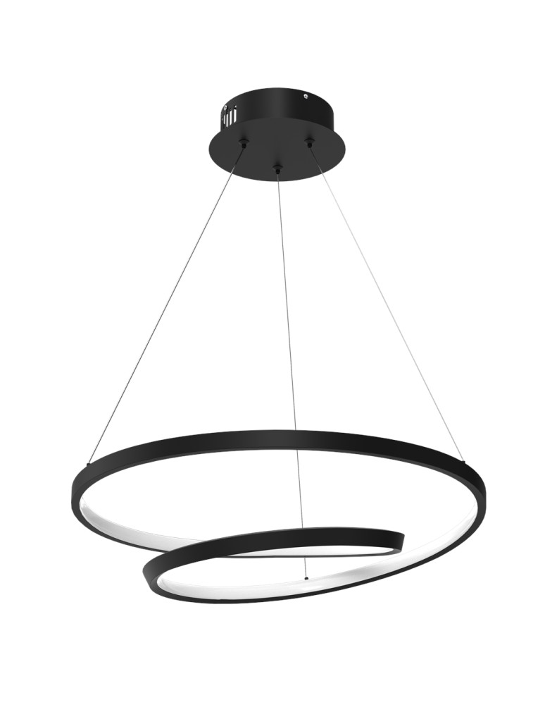 Milagro Lampa wisząca LUCERO BLACK 48W LED ML7948 Milagro Lampa wisząca LUCERO BLACK 48W LED ML7948