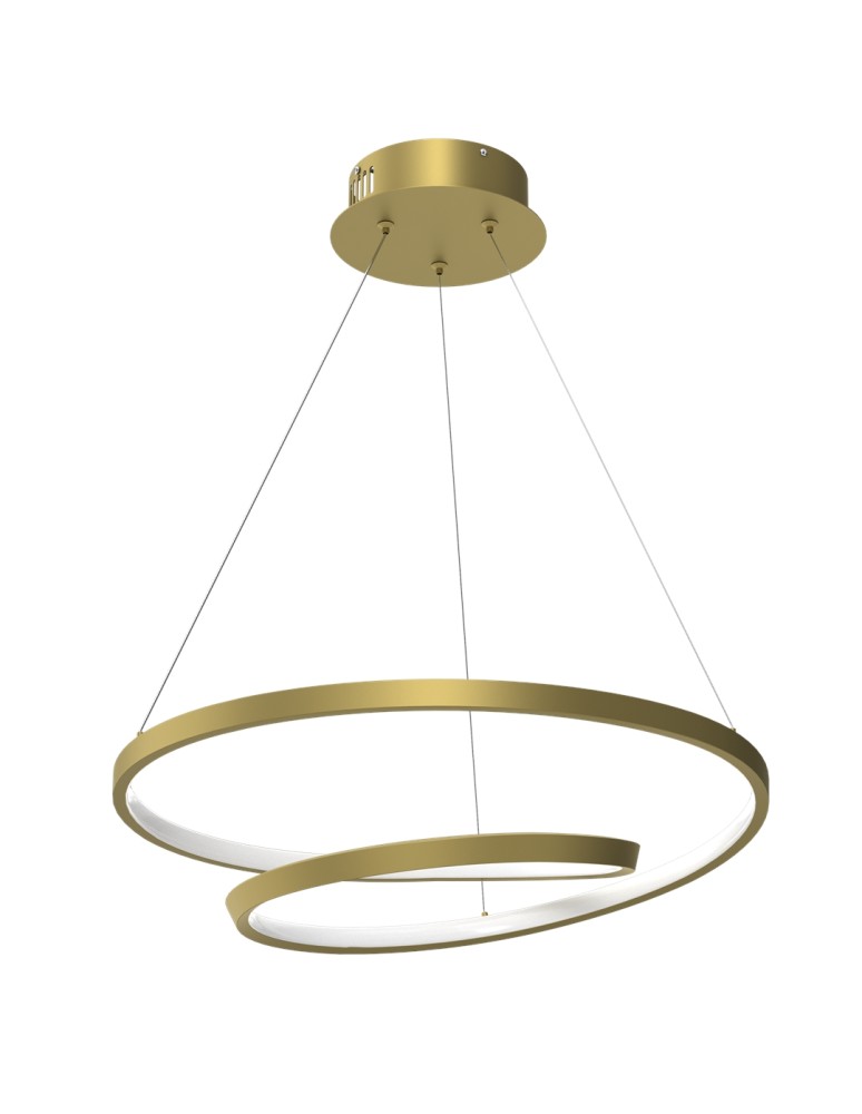 Milagro Lampa wisząca LUCERO GOLD 48W LED ML7950