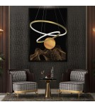 Milagro Lampa wisząca ROTONDA GOLD 51W LED ML7944 Milagro Lampa wisząca ROTONDA GOLD 51W LED ML7944