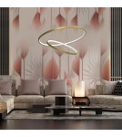 Milagro Lampa wisząca ROTONDA GOLD 51W LED ML7944 Milagro Lampa wisząca ROTONDA GOLD 51W LED ML7944