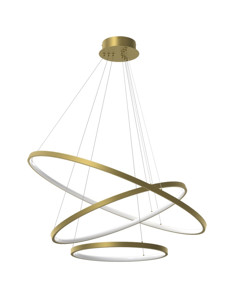 Milagro Lampa wisząca ROTONDA GOLD 93W LED ML7947 Milagro Lampa wisząca ROTONDA GOLD 93W LED ML7947