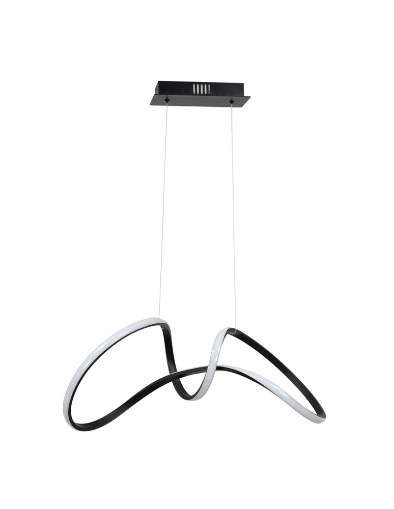 Milagro Lampa wisząca TESORO BLACK 48W LED ML7951