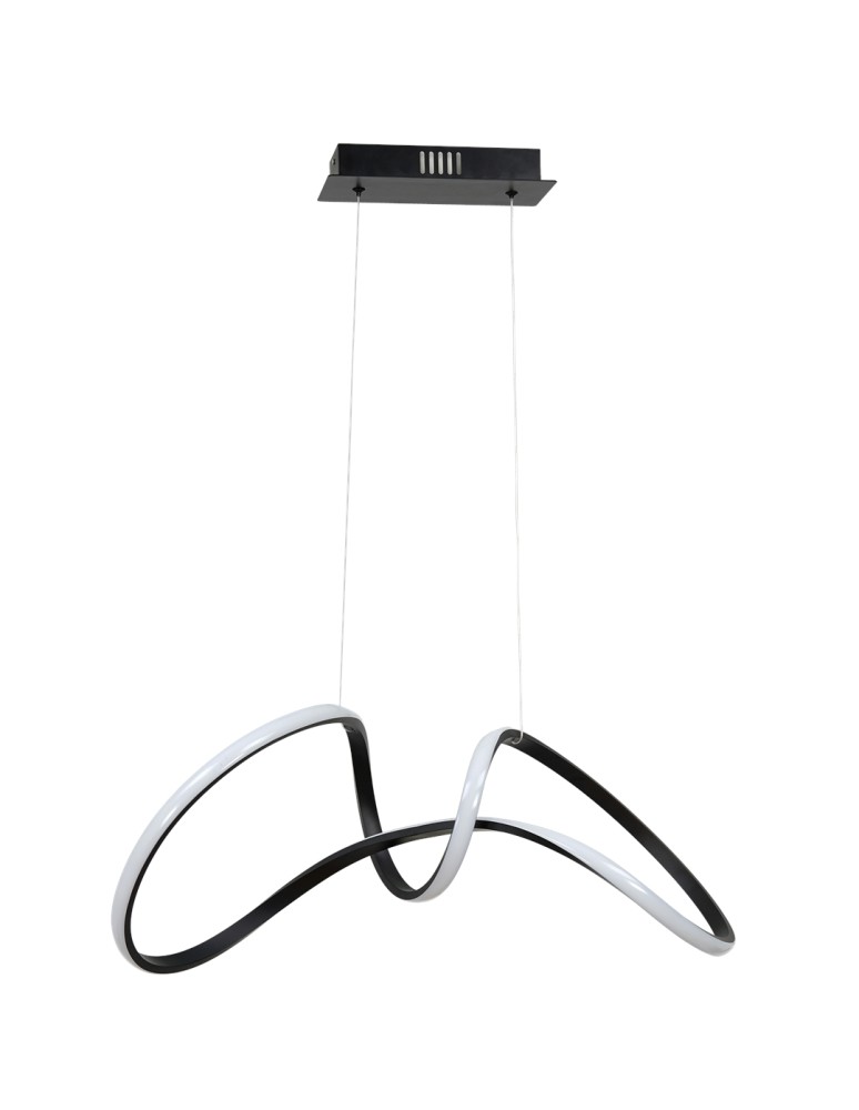 Milagro Lampa wisząca TESORO BLACK 48W LED ML7951