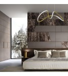Lampy wiszące LED - Milagro Lampa wisząca TESORO GOLD 48W LED ML7953 - product 5