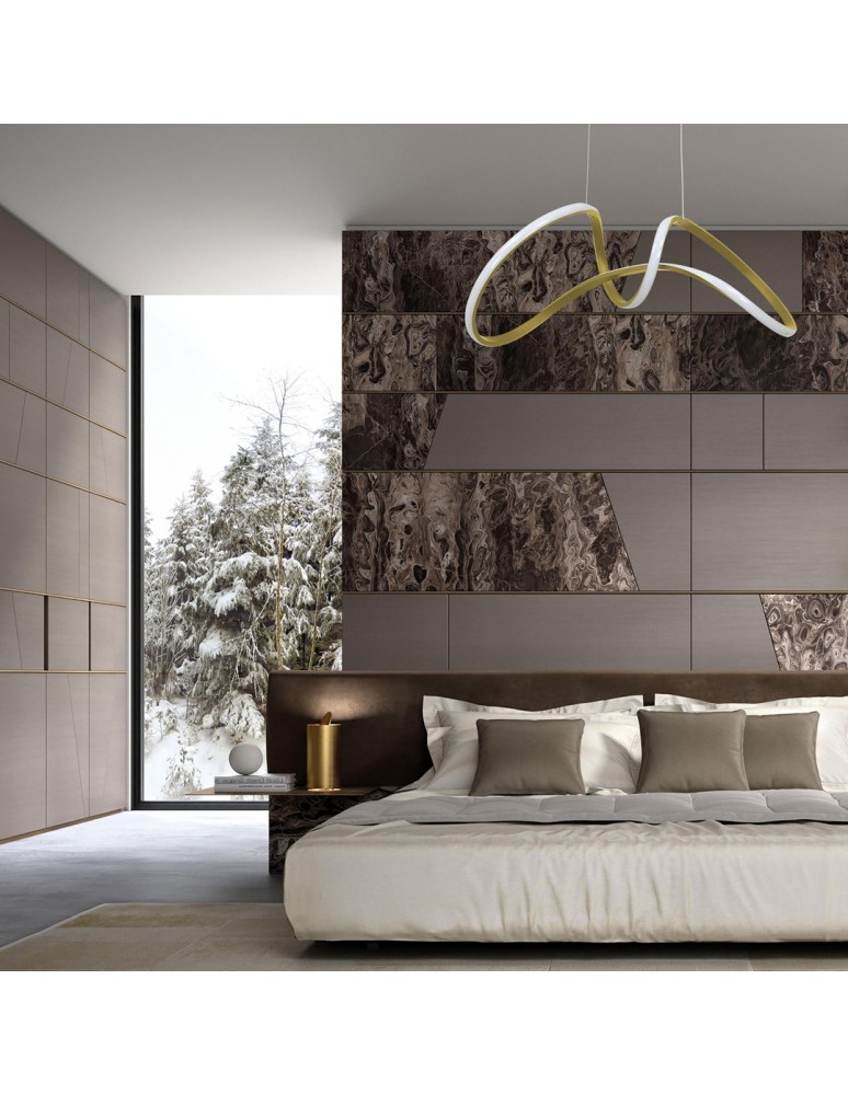 Milagro Lampa wisząca TESORO GOLD 48W LED ML7953