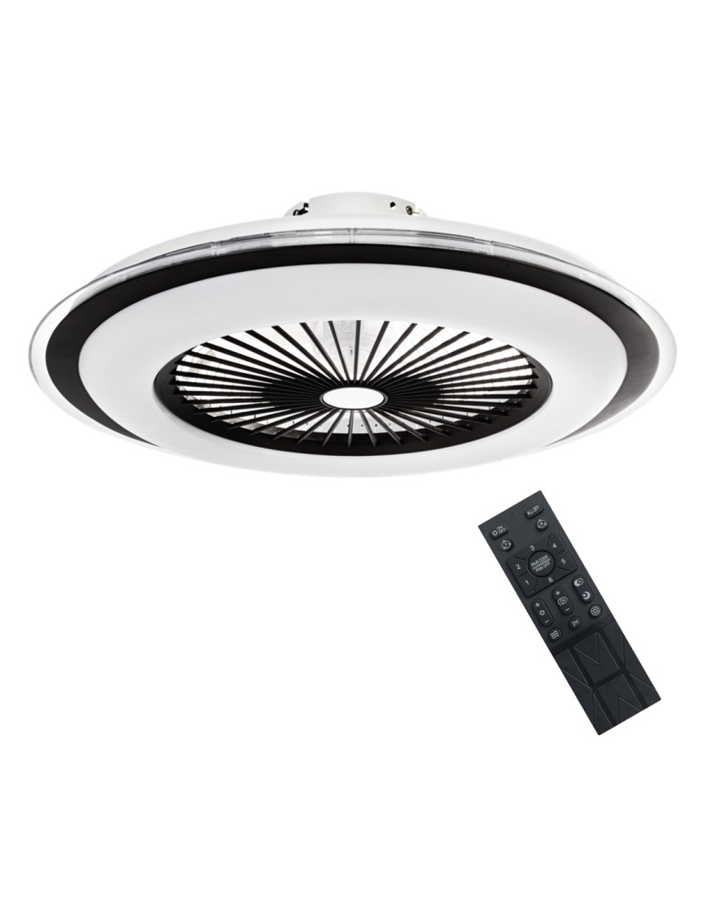 Milagro Plafoniera LED ZONDA BLACK 48W z wentylatorem ML8339 Milagro Plafoniera LED ZONDA BLACK 48W z wentylatorem ML8339