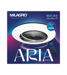 Milagro Plafoniera LED ARIA BLACK 38W z wentylatorem ML8335 Milagro Plafoniera LED ARIA BLACK 38W z wentylatorem ML8335