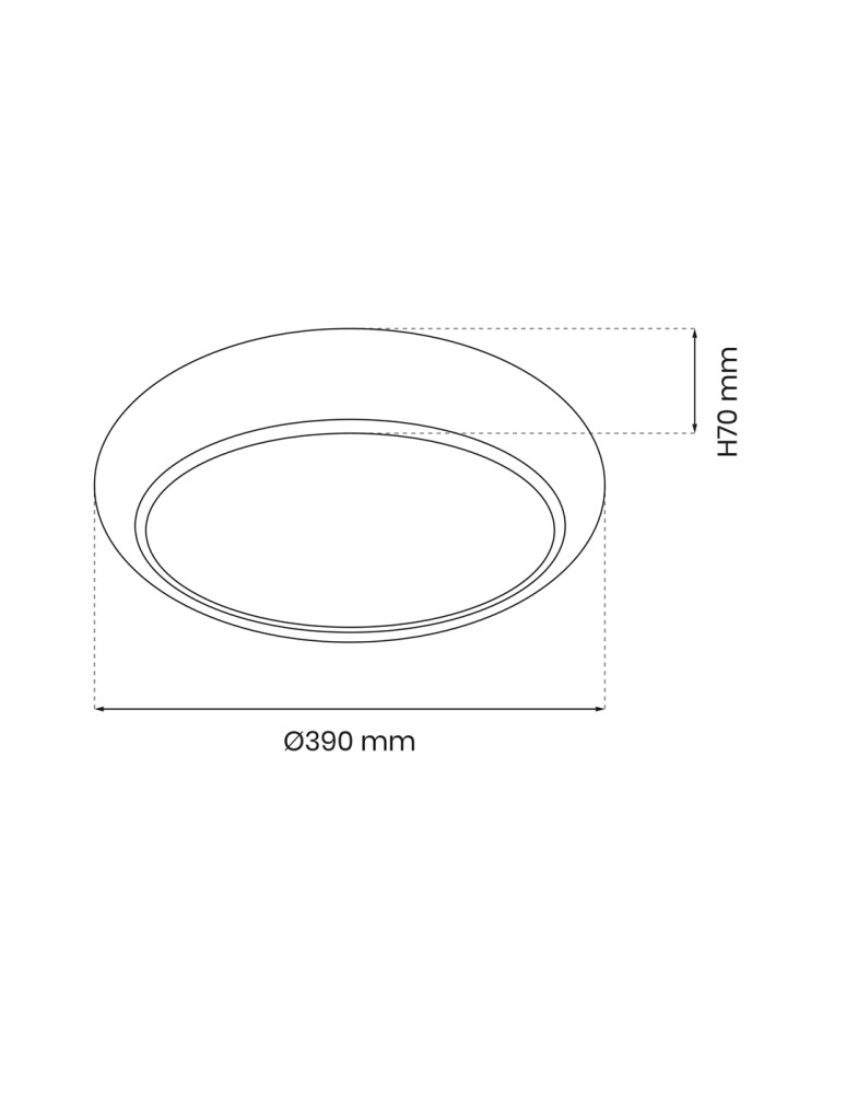 Milagro Plafon GEA GOLD 36W LED Ø390 mm ML8132 Milagro Plafon GEA GOLD 36W LED Ø390 mm ML8132