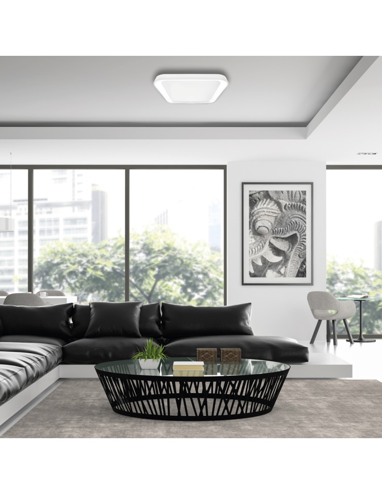 Milagro Plafon QUADRO WHITE 38W ML7928 Milagro Plafon QUADRO WHITE 38W ML7928