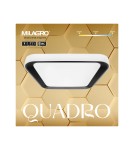 Milagro Plafon QUADRO BLACK 38W ML7929 Milagro Plafon QUADRO BLACK 38W ML7929