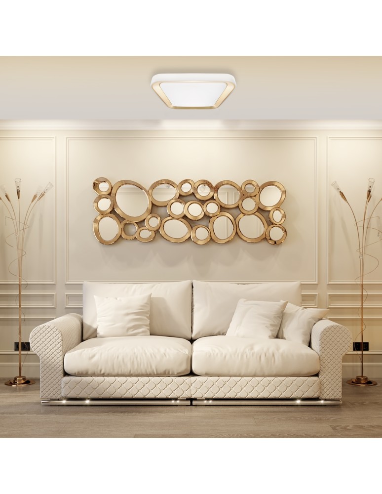 Milagro Plafon QUADRO GOLD 66W ML7933 Milagro Plafon QUADRO GOLD 66W ML7933