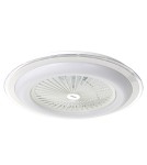 Wentylatory z oświetleniem - Milagro Plafoniera LED ZONDA WHITE 48W z wentylatorem ML8504 - product 1