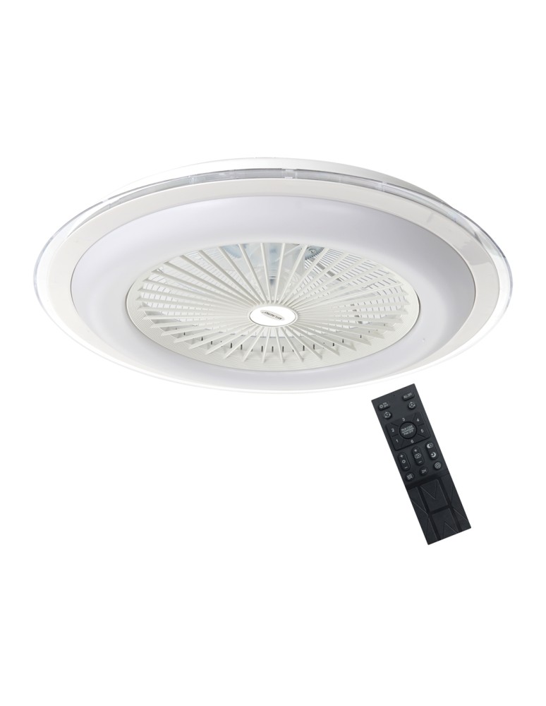 Milagro Plafoniera LED ZONDA WHITE 48W z wentylatorem ML8504
