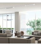 Lampy do szynoprzewodów 1 fazowych - Milagro Oprawa track light CYBER WHITE 28W LED ML7915 - product 4