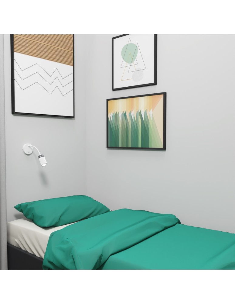 Milagro Kinkiet flex JOKER WHITE CHROME 1xGU10 MLP8533