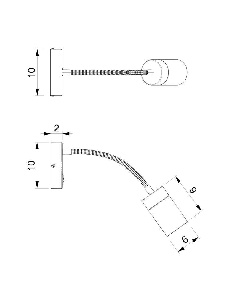 Milagro Kinkiet flex JOKER WHITE CHROME 1xGU10 MLP8533