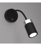Kinkiety do czytania - Milagro Kinkiet flex JOKER BLACK CHROME 1xGU10 MLP8534 - product 3