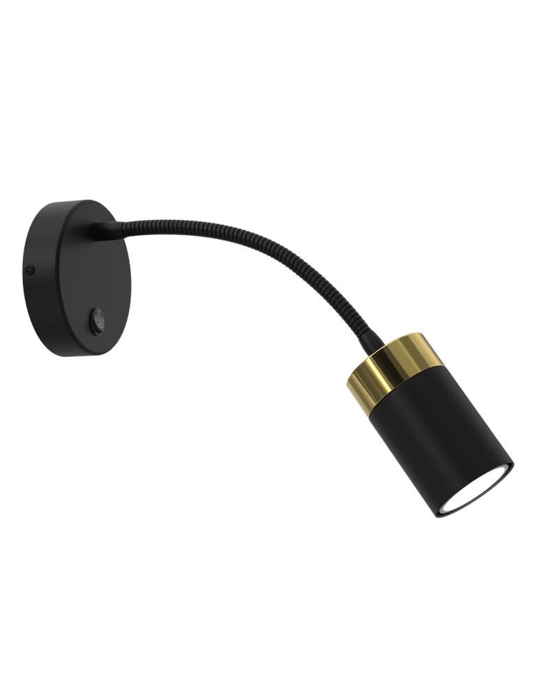 Milagro Kinkiet flex JOKER BLACK GOLD 1xGU10 MLP8536 Milagro Kinkiet flex JOKER BLACK GOLD 1xGU10 MLP8536