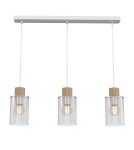 Lampy wiszące na listwie - Milagro Lampa wisząca MADERA 3xE27 MLP8555 - product 1