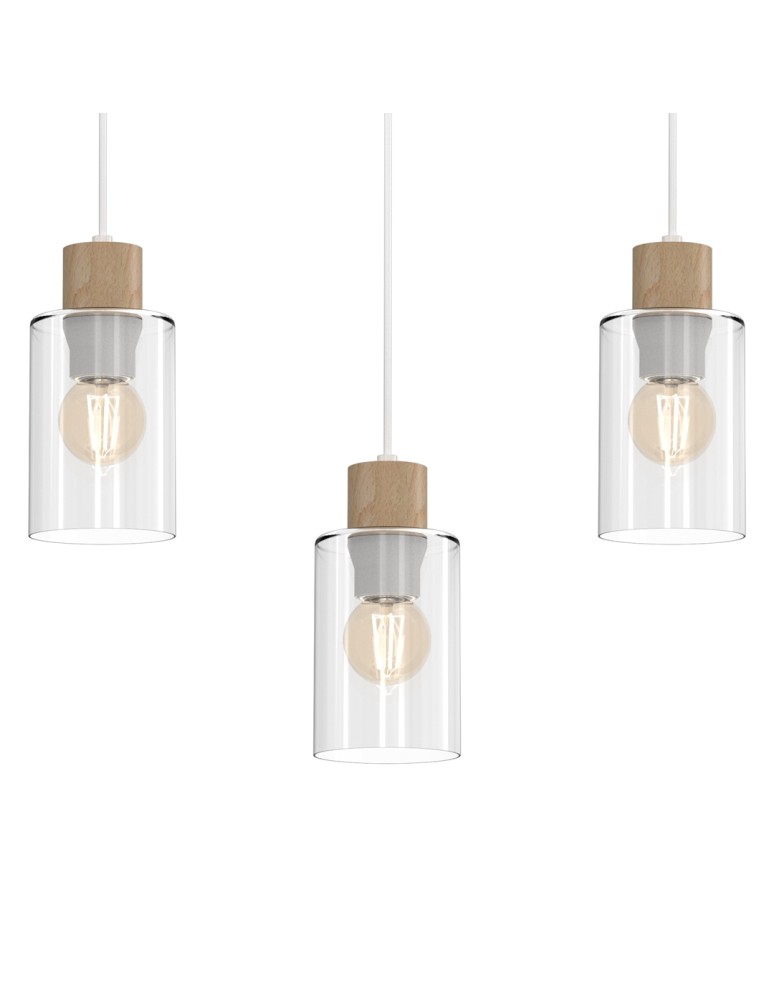 Milagro Lampa wisząca MADERA 3xE27 MLP8555