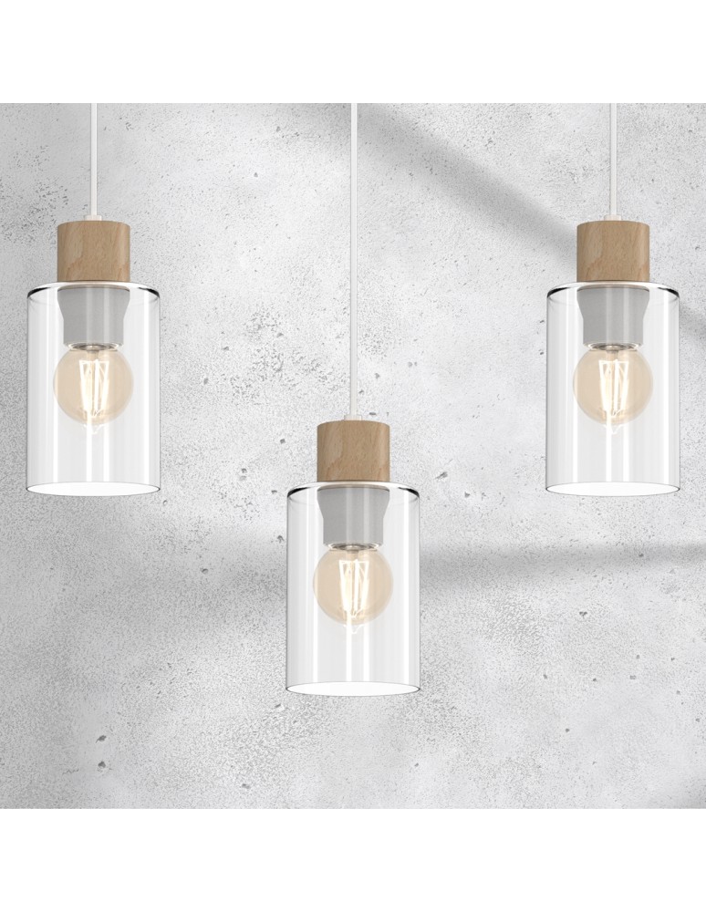 Milagro Lampa wisząca MADERA 3xE27 MLP8555