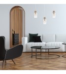 Lampy wiszące na listwie - Milagro Lampa wisząca MADERA 3xE27 MLP8555 - product 5