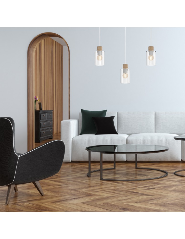 Milagro Lampa wisząca MADERA 3xE27 MLP8555
