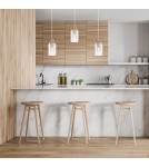 Lampy wiszące na listwie - Milagro Lampa wisząca MADERA 3xE27 MLP8555 - product 7