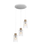 Milagro Lampa wisząca MADERA 3xE27 MLP8556 Milagro Lampa wisząca MADERA 3xE27 MLP8556