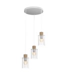 Milagro Lampa wisząca MADERA 3xE27 MLP8556 Milagro Lampa wisząca MADERA 3xE27 MLP8556
