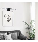 Kinkiety - Milagro Kinkiet PINTO BLACK 11W LED 50cm ML8236 - product 3